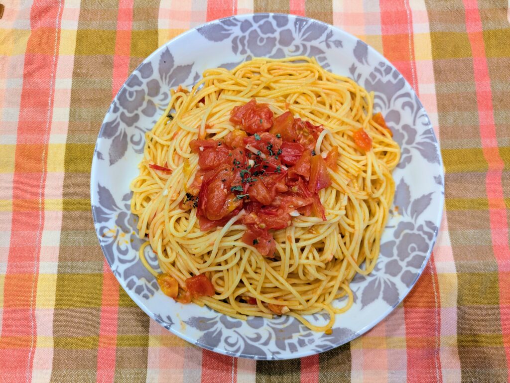 うるわしトマトのパスタ