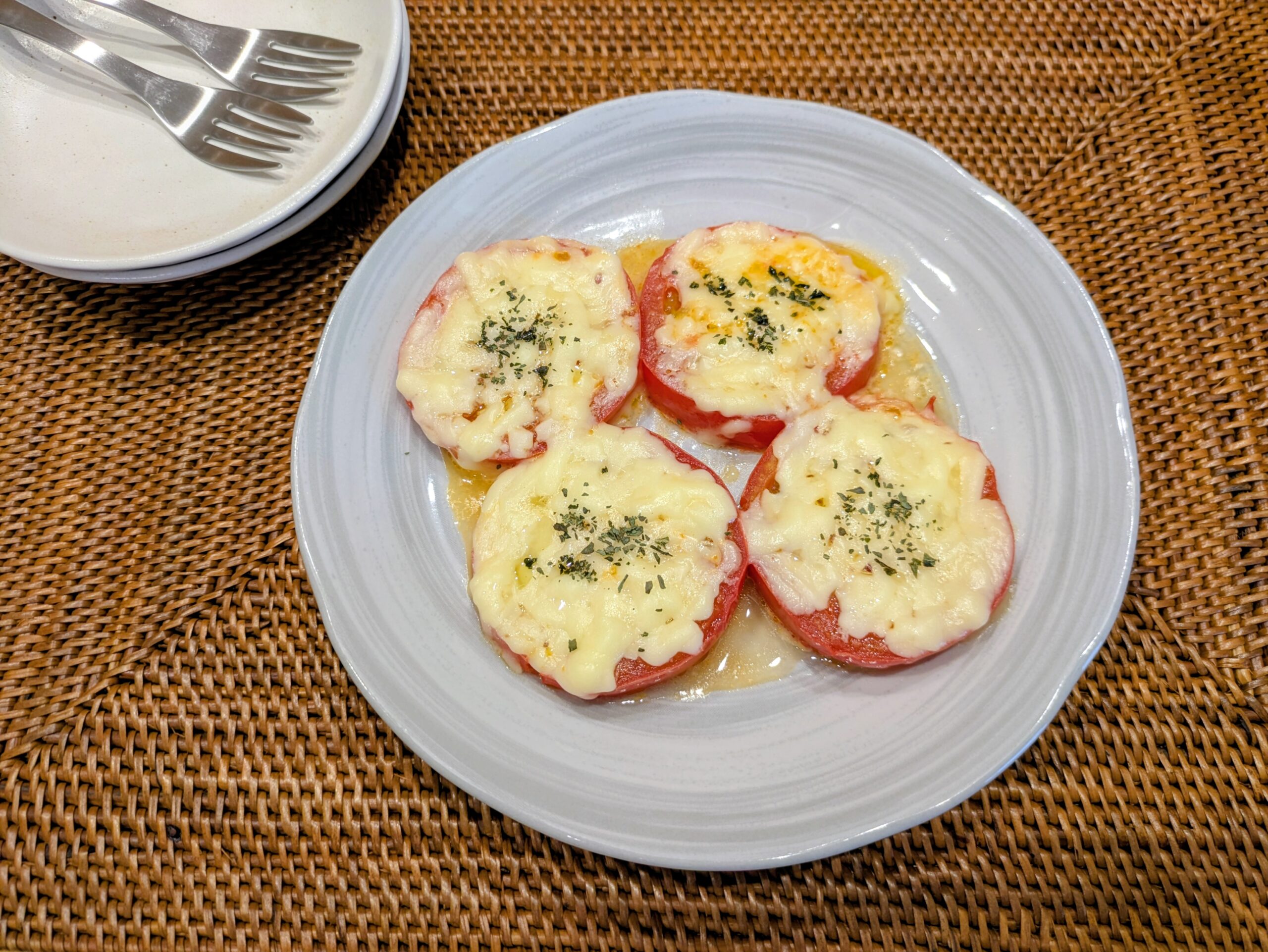 うるわしトマトのチーズ焼き