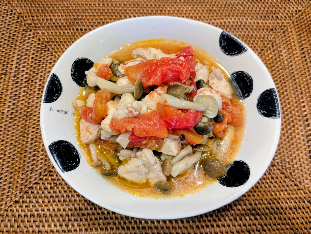 うるわしトマトと鶏肉のうま煮